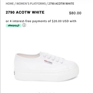 Platform White Superga Sneaker